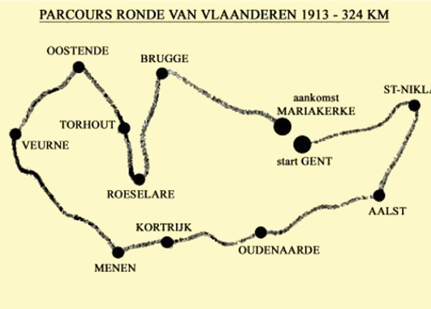 1913 Flanders Map